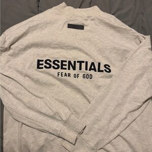 Essentials Light Gray Hoodie